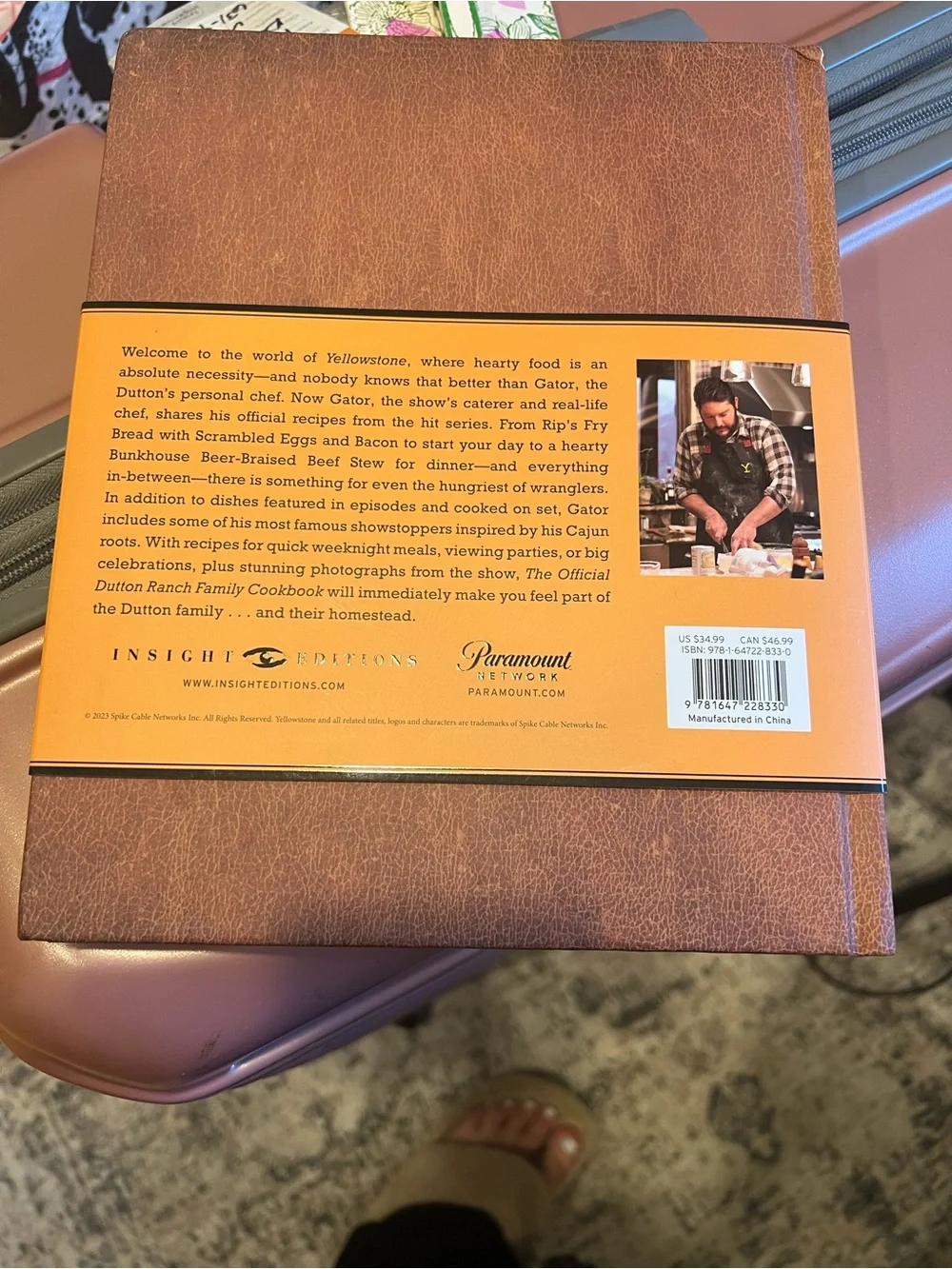 Yellowstone The Official Dutton Ranch Family Cookbook - Brown & Orange